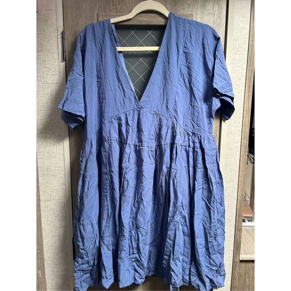 Elegant Blue Mini Dress - Picture 6 of 6